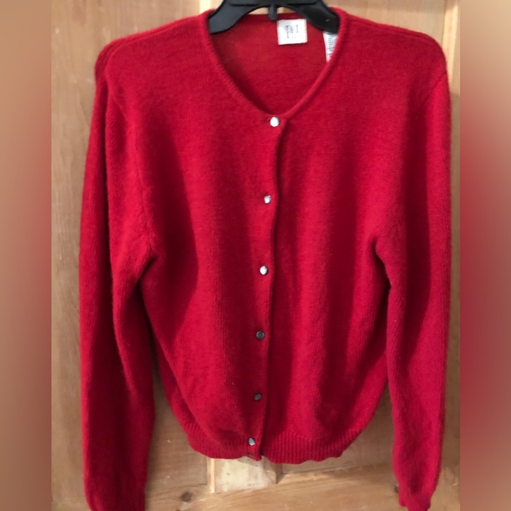 GAP ladies wool angora cardigan size Medium